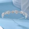 Diadema de Verano Plata Simple Fresca Damas ins Celebridad Cibernética Elegante Tocado Dulce Diamante Tocado Diadema Diadema