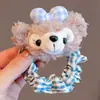 Lazo Creativo Lindo de Pingüino Pez de Dibujos Animados para el Cabello para Mujeres con Cabeza de Bola y Coleta Lateral Diadema Peluche Otoño e Invierno