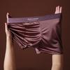 Ropa Interior de Seda Helada para Hombre Calzoncillos de Satén para Hombre 10A Entrepierna Antibacteriana Calzoncillos tipo bóxer de Seda Helada Suave Sin Costuras para Hombre