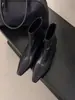 Estilo Old Money Quadrado Retrô Botas Curtas de Cano Curto Femininas Outono Inverno Novas Versáteis Couro Macio Salto Grosso Emagrecedor Fashionáveis Botas Curtas Femininas