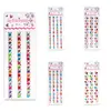 Adesivo de diamante autoadesivo acrílico acessórios para moldura de foto diy adesivo de diamante colorido decoração de superfície de maquiagem de palco infantil adesivo de diamante