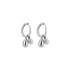 Brincos de pérola com pingente de gota d'água estilo coreano, brincos de moda requintados de nicho, brincos simples e versáteis, elegantes e estilosos