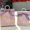 Caixa de presente de noivado e casamento de alta qualidade, estilo Sam, caixa de doces para a festa de primeiro aniversário do bebê, caixa de doces