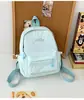 Mochila Escolar Estilo Coreano para Estudiantes Mujeres, Alto Valor Estético, Versátil, Estilo Ins de Nicho, Temática del Bosque, Mini Mochila para Salidas