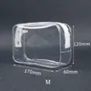 Bolsa de cosméticos de PVC gran capacidad estilo INS almacenamiento multifuncional con compartimentos separación seco/húmedo transparente impermeable bolsa de lavado