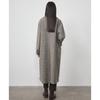 Casaco xadrez vintage Tod * yf * l japonês feminino outono e inverno gola com costura silhueta alongada solta casaco de tweed