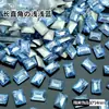 10*14mm Azúcar de Roca Largo Rectángulo Punta Inferior Diamante para Uñas Punto Explosivo Diamante de Punta Inferior Popular Popular Decoración para Uñas al por Mayor