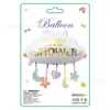 Balões Nuvem Arco-Íris Cheios de Cartas, Balões para Eventos em Shoppings e Escolas, Balões Decorativos para Festas de Aniversário Infantil Atacado