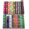 2 cm Adorno de Encaje Decorativo para Ropa de Minorías Étnicas Adorno DIY Tiras Tejidas para Grupos Étnicos Buyi, Zhuang y Miao