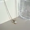 Collar para Clavícula Versátil Estilo Lujo Ligero Circonita Cúbica en Forma de Cubo