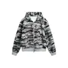 Ropa para Hombre Beijie 2026 Primavera Nueva Sudadera con Capucha Camuflada Chaqueta Cardigan Retro para Hombre Marca Trendy Top de Pareja