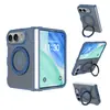 Funda Plegable Magnética para Teléfono Manzana de Nuevo Producto Transfronteriza con Soporte Magnético tipo Piel y Característica Anticaída para iPhone Duo
