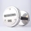 Comércio por grosso transfronteiriço equipamento de fitness equipamento de fitness galvanizado halteres fixos um par de halteres de aço inoxidável industrial masculino