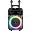 Zqs15113 Novo Áudio Quadrilha 15 polegadas Microfone Duplo com Bluetooth Haste de Puxar Alto-falante Portátil de Alta Potência