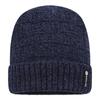 Sombreros de Otoño e Invierno para Hombre Chenilla Color Puro Tejido Jacquard Forrado de Lana Grueso Cálido Gorro Pulóver Sombrero de Esquí para Exterior