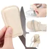 Adhesivo de lengüeta de felpa de cuero sintético zapato suelto almohadilla de lengüeta antideslizante inserto adhesivo almohadilla de talón autoadhesiva de rebote suave ajuste de tamaño almohadilla de media talla