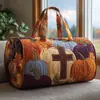 Nova estação independente transfronteiriça bolsa de viagem de Halloween Natal, bolsa de mão feminina casual estampada da moda para yoga