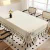 Toalha de Mesa de Luxo Leve de Alta Qualidade Impermeável e à Prova de Óleo Estilo Retro Americano Dopamina Tapete para Mesa de Jantar Estilo Ins Toalha de Mesa para Mesa de Centro
