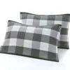 Toalla de almohada de algodón de gasa gruesa para adultos, resistente a la suciedad, cómoda y transpirable, para estudiantes, venta al por mayor