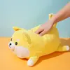 Juguete de peluche para perros resistente a mordeduras, con sonido de acompañamiento para dormir, artefacto calmante para cachorros, pelo dorado, suministros para mascotas.