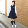 Uniformes do Ensino Fundamental, Uniformes de Classe, Vestidos com Blocos de Cor, Uniformes de Recitação Estilo Preppy Britânico, Uniformes para Apresentação de Coro, Novos Estilos