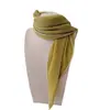 Bufanda de seda versátil de color liso arrugado para primavera y verano, para mujer, diadema elegante, pañuelo de cuello elegante, accesorio para bolso, protector de cuello, pañuelo pequeño plisado