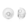 Pendientes de plata esterlina Evelle pendientes accesorios silicona tapones para los oídos chapados en oro s925 accesorios de joyería de plata esterlina eslabones de tiro