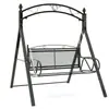 Columpio Doble para Patio Silla Mecedora de Hierro Forjado para el Hogar Silla de Ocio para Balcón Silla Mecedora Europea Columpio Infantil para Interiores