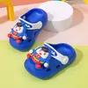 Nuevos Zuecos de Verano para Niños, Diseño de Héroe 3D, Suela Suave, Antideslizantes, Transpirables, Adecuados para Niños Pequeños para Usar Afuera