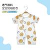Mameluco de Manga Corta para Bebé Algodón Puro Verano Delgado Fresco Transpirable Traje para Escalar para Recién Nacidos Pijamas Harper Baby para Niños y Niñas