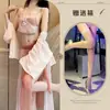 Lingerie Sexy Feminina Estilo República da China Conjunto Sexy Retrô Hanfu Tentação Transparente Faixa de Barriga Clássica Conjunto de Pijama Feminino