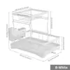 Estante para agua de cocina transfronterizo, estante para guardar platos, escurridor para encimera doméstica, estante para platos, estante escurridor, estante de almacenamiento de cocina de doble capa