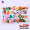 Fábrica Long Zhiyu zapatos personalizados con agujeros zapatos hebilla de flor para zapatos linda para hombres y mujeres DIY joyería de goma suave zapatos de jardín zapatos de playa