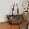 Bolsa de Ombro Feminina Nova, Solta e Vintage para o Outono/Inverno de 2026, Grande Capacidade, de Alta Qualidade, Bolsa Tote Melade