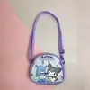 Linda Mini Bolso Cruzado de Hombro para Niños con Lunares Impresión Doble Cara Bolso Pequeño de Hombro Bolsa de Mano para Estudiante de Jardín de Infancia