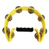 Anillos de Tambor de Flor de Plástico de Doble Capa al por Mayor Instrumentos Musicales de Educación Temprana Orff Plástico Soportes de Enseñanza de Educación Temprana Campanas de Mano de Doble Fila Ktv