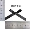 Artículos en stock Cinta de Poliéster Doble Cara 3 Nudos Grandes Costurados a Máquina Accesorios para Ropa Interior Calcetines Ropa Al por Mayor Lazo