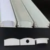 1707 Kit de Carcaça com Canaleta de Alumínio Ultrafina Barra de Luz LED Dura Carcaça de Canaleta de Alumínio Carcaça de Barra de Luz para Armário Canaleta em U