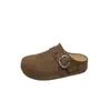 Zapatillas Birkenstock de moda, versátiles y cómodas para mujer, con un diseño único, zapatos casuales retro de algodón para mujer, nuevo modelo 2026 para todas las estaciones