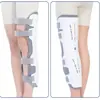 Rodillera de fijación de la articulación de la rodilla, soporte postoperatorio de rodilla para prevenir la flexión para el muslo inferior y la extremidad inferior