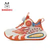 Zapatos Deportivos para Niños Babudou al por Mayor Nuevos de Primavera y Otoño Malla Transpirable Zapatos de Baloncesto para Niños Mayores Zapatos de Malla Transpirable