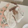 Calcetines Suaves de Coral para Mujer, Accesorios Dulces, Calcetines de Media Pantorrilla de Oso y Conejo, Engrosados para Invierno, Calcetines para Dormir que no Sueltan Pelusa para Mujer