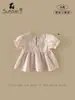 Camisas Infantis 2026 Verão Novo Estilo Bebê e Criança Pequena Camisa de Base Estampada Floral Manga Meia Mão Camisa de Boneca Top