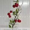 Casamento Vermelho Flor de Simulação Banquete de Bebê Chinês Banquete de Casamento Layout do Quarto de Casamento Flor Artificial Cor de Outono Série Caramelo Liderança de Estrada