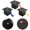Nueva Caja de Papel para Fiesta de Graduación Celebración Temporada de Graduación Caja de Empaque para Regalo Borla de Birrete Caja de Dulces Suministros de Decoración