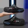 Sandalias perforadas estilo mecánico para hombre, sandalias de verano 2026 de EVA con suela gruesa de doble uso y punta cerrada para playa y uso al aire libre