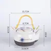 Tetera de Estilo Chino Nuevo Hervidor para Restaurante de Sushi Japonés Olla para Sopa Olla Caliente Vajilla de Cerámica Estilo Japonés para Hotel