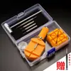 Ferramenta de Reparo de Relógio, Removedor de Relógio, Removedor de Relógio, Ajustador de Pulseira de Relógio, Conjunto de Removedor de Pulseira Montado em Cartão de 11 Peças, Martelo Pequeno com Agulha Perfuradora