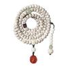 Pulseira de Contas de Bodhi Xingyue Feminina Pulseira de Sementes Brancas Mori Shun Pulseira de Contas de Rosário Estilo Étnico para Casal Corrente de Suéter para Homens e Mulheres