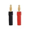 Conector Banana de 4 mm chapado en oro de cobre puro, cable de altavoz para amplificador de potencia, cable de audio de alta fidelidad, conector de cableado, sin soldadura